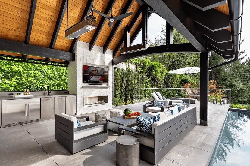 outdoor living areas